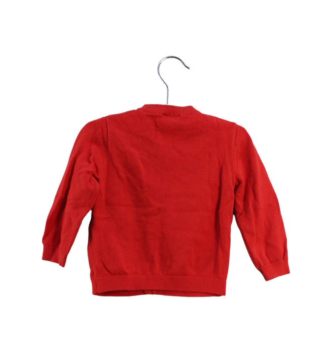 A Red Cardigans from Paul Smith in size 6-12M for boy. (Back View)