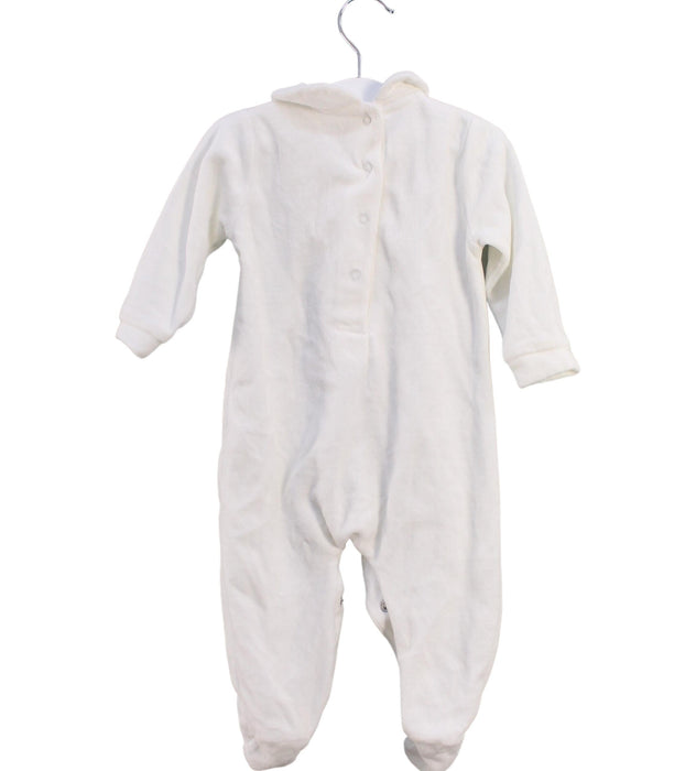 A White Onesies from Minibanda in size 3-6M for boy. (Back View)