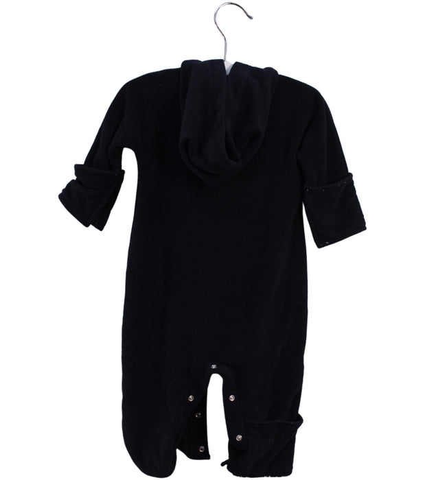 A Navy Long Sleeve Jumpsuits from Moncler in size 3-6M for boy. (Back View)