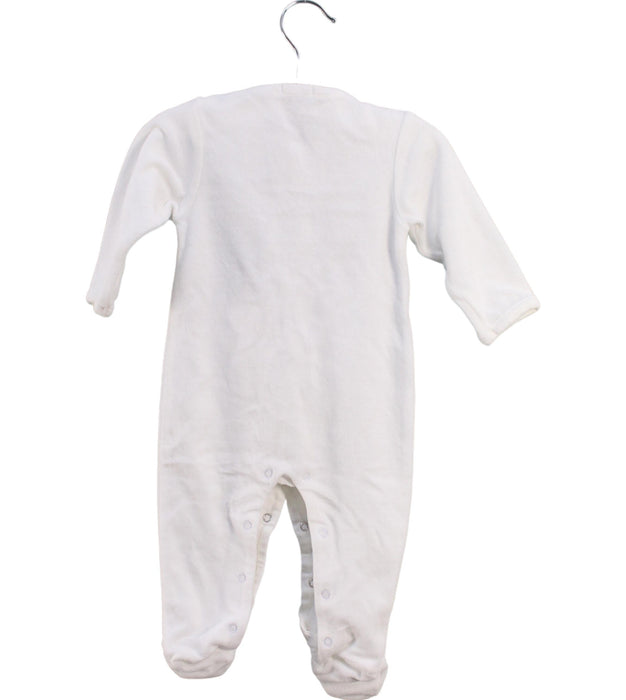 A White Onesies from Absorba in size 3-6M for boy. (Back View)