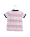 A Pink Short Sleeve Polos from Ralph Lauren in size 6-12M for girl. (Back View)