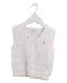A White Sweater Vests from Ralph Lauren in size 12-18M for boy. (Front View)
