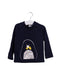 A Navy Rash Guards from Seed in size 12-18M for boy. (Front View)