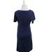 A Navy Short Sleeve Dresses from Seraphine in size XS for maternity. (Back View)