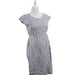 A Blue Short Sleeve Dresses from Seraphine in size XS for maternity. (Front View)