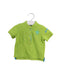 A Green Short Sleeve Polos from Shanghai Tang in size 6-12M for boy. (Front View)
