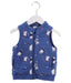 A Blue Outerwear Vests from Purebaby in size 18-24M for boy. (Front View)