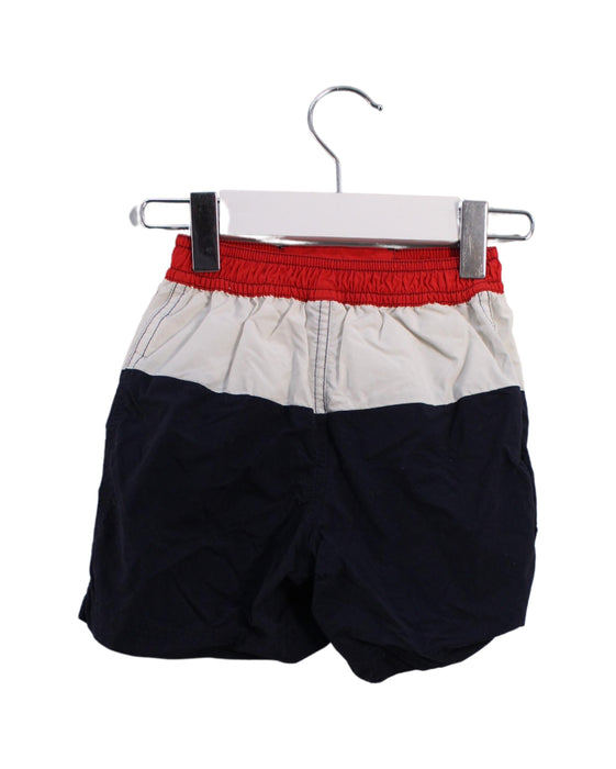 A Navy Swim Shorts from Petit Bateau in size 18-24M for boy. (Back View)
