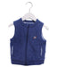 A Blue Outerwear Vests from Purebaby in size 3T for boy. (Front View)