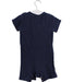 A Navy Short Sleeve Rompers from Purebaby in size 6-12M for boy. (Back View)