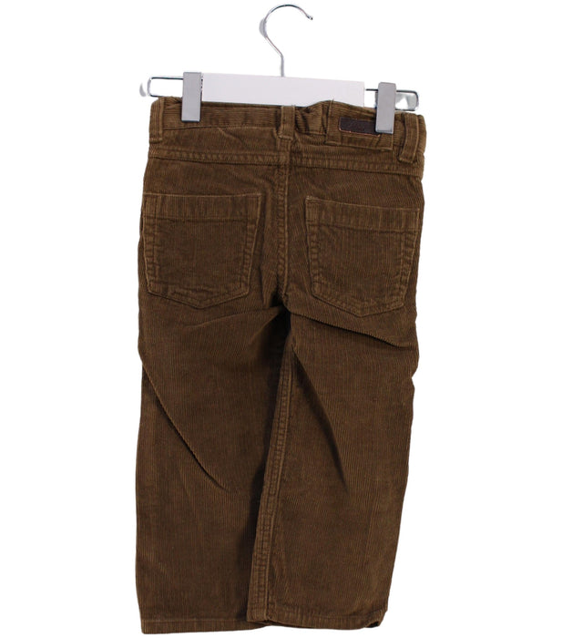A Brown Casual Pants from Jacadi in size 2T for boy. (Back View)