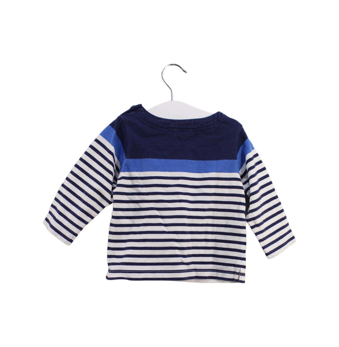 A Blue Long Sleeve Tops from Jacadi in size 12-18M for boy. (Back View)