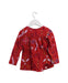 A Red Long Sleeve Tops from Tea in size 2T for girl. (Back View)