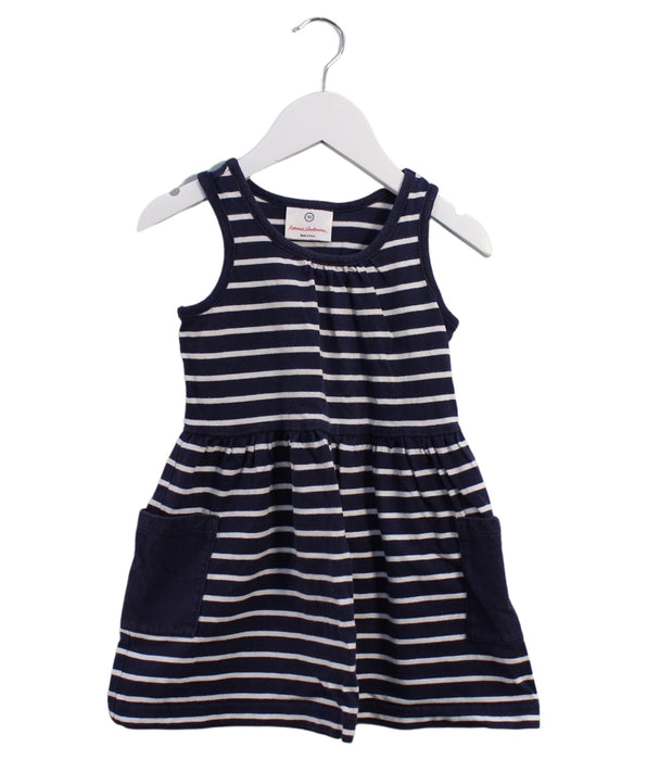 A Navy Sleeveless Dresses from Hanna Andersson in size 18-24M for girl. (Front View)
