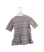 A Grey Short Sleeve Dresses from Tea in size 3T for girl. (Back View)
