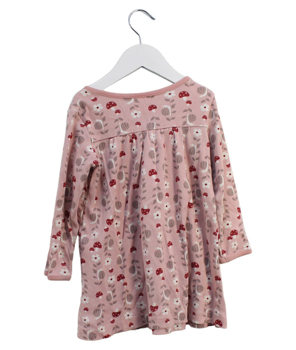 A Pink Long Sleeve Dresses from Hanna Andersson in size 18-24M for girl. (Back View)