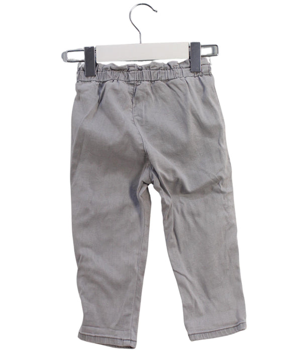 A Grey Casual Pants from IKKS in size 12-18M for boy. (Back View)
