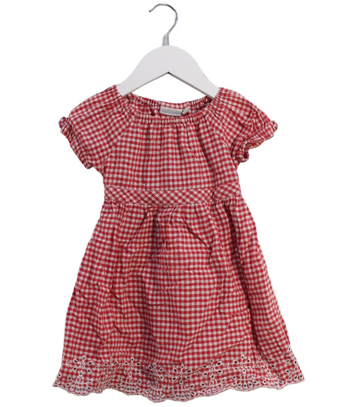 A Red Short Sleeve Dresses from Jojo Maman Bébé in size 18-24M for girl. (Front View)