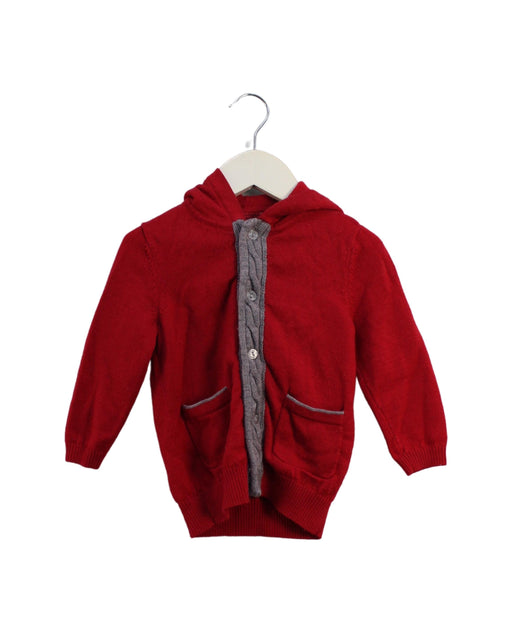 A Red Lightweight Jackets from Nicholas & Bears in size 2T for boy. (Front View)