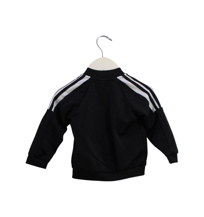 A Black Lightweight Jackets from Adidas in size 6-12M for boy. (Back View)