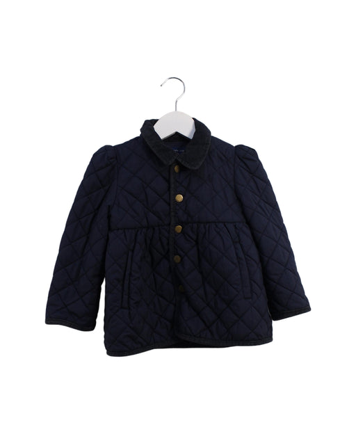 A Navy Lightweight Jackets from Ralph Lauren in size 3T for girl. (Front View)