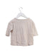 A Beige Short Sleeve T Shirts from Crewcuts in size 3T for girl. (Back View)