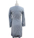 A Blue Coats from Seraphine in size XS for maternity. (Back View)