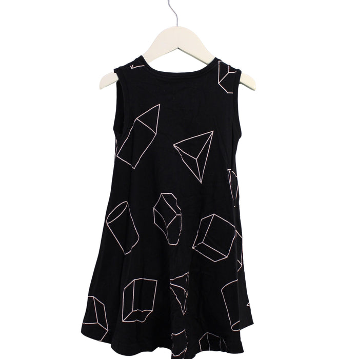 A Black Sleeveless Dresses from Nununu in size 2T for girl. (Back View)