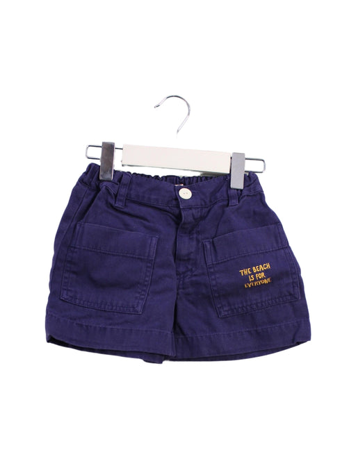 A Purple Shorts from Tinycottons in size 2T for girl. (Front View)
