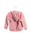 A Pink Hooded Sweatshirts from Chickeeduck in size 18-24M for girl. (Back View)