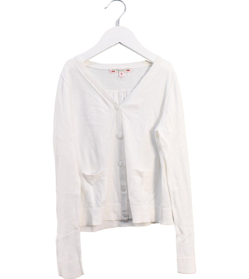 A White Cardigans from Bonpoint in size 8Y for girl. (Front View)