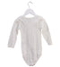 A White Long Sleeve Bodysuits from Petit Bateau in size 3T for girl. (Back View)