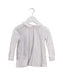 A White Long Sleeve Tops from Bout'Chou in size 3T for girl. (Front View)