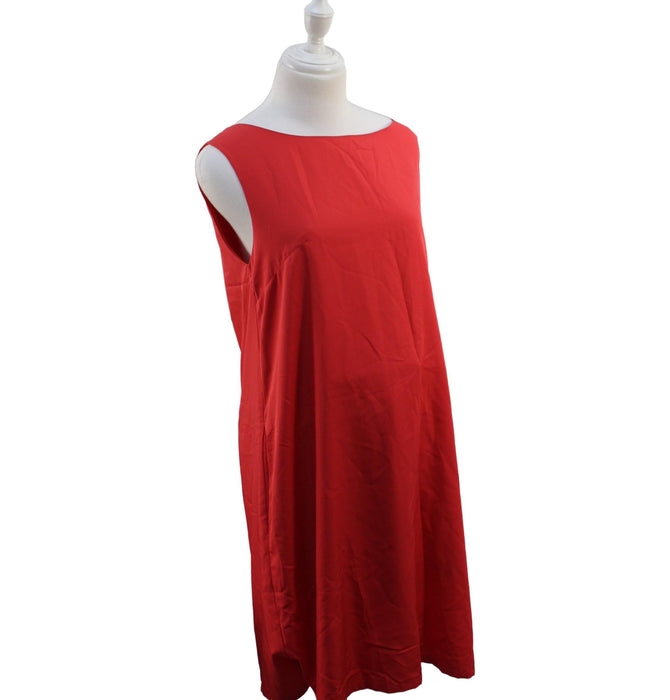 A Red Sleeveless Dresses from Mayarya in size M for maternity. (Front View)