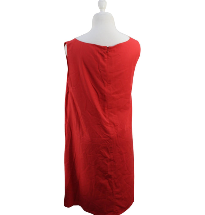 A Red Sleeveless Dresses from Mayarya in size M for maternity. (Back View)