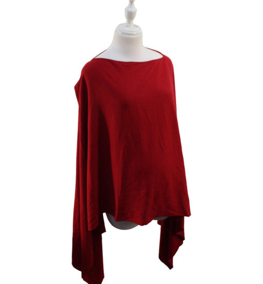 A Red Nursing Covers from Mayarya in size O/S for maternity. (Front View)
