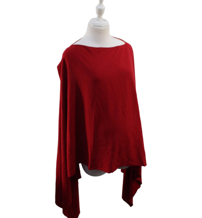 A Red Nursing Covers from Mayarya in size O/S for maternity. (Front View)