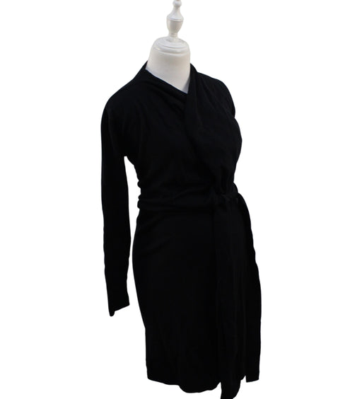 A Black Sweater Dresses from Mayarya in size M for maternity. (Front View)