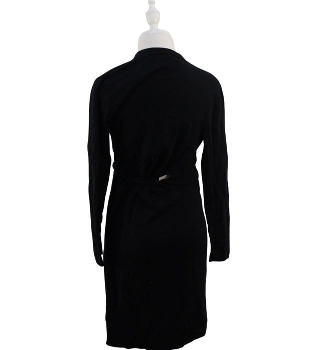 A Black Sweater Dresses from Mayarya in size M for maternity. (Back View)