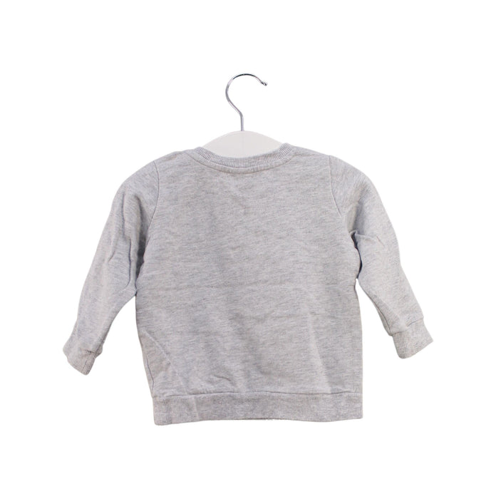 A Grey Crewneck Sweatshirts from Seed in size 6-12M for girl. (Back View)