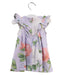 A Purple Sleeveless Dresses from Baker by Ted Baker in size 3-6M for girl. (Back View)