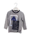 A Grey Long Sleeve Tops from Armani in size 4T for boy. (Front View)