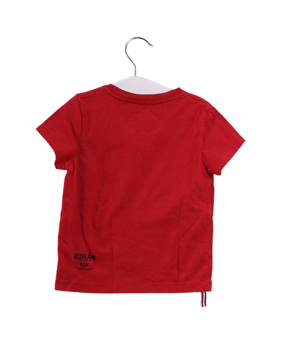 A Red Short Sleeve T Shirts from izzue in size 18-24M for boy. (Back View)