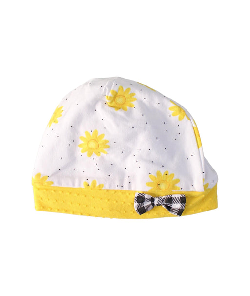 A White Beanies from Chicco in size 0-3M for girl. (Front View)