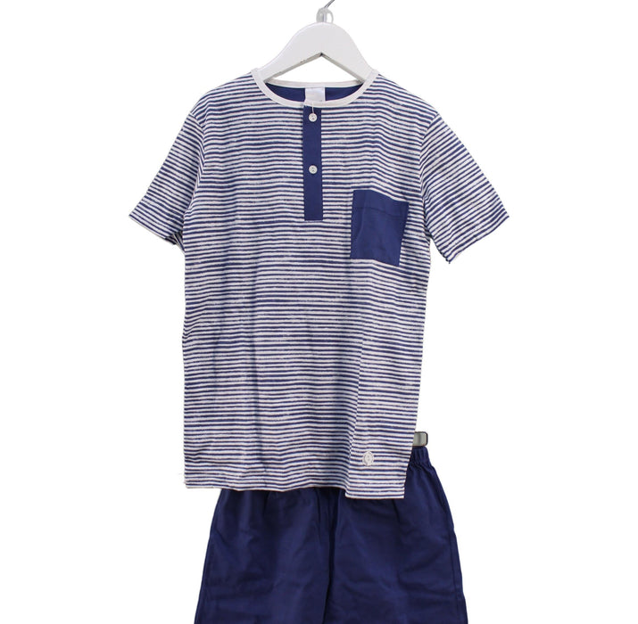 A Blue Shorts Sets from Babidu in size 10Y for boy. (Front View)