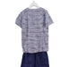 A Blue Shorts Sets from Babidu in size 10Y for boy. (Back View)