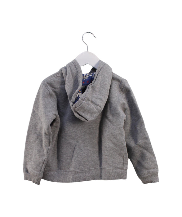 A Grey Lightweight Jackets from Monoprix in size 5T for boy. (Back View)