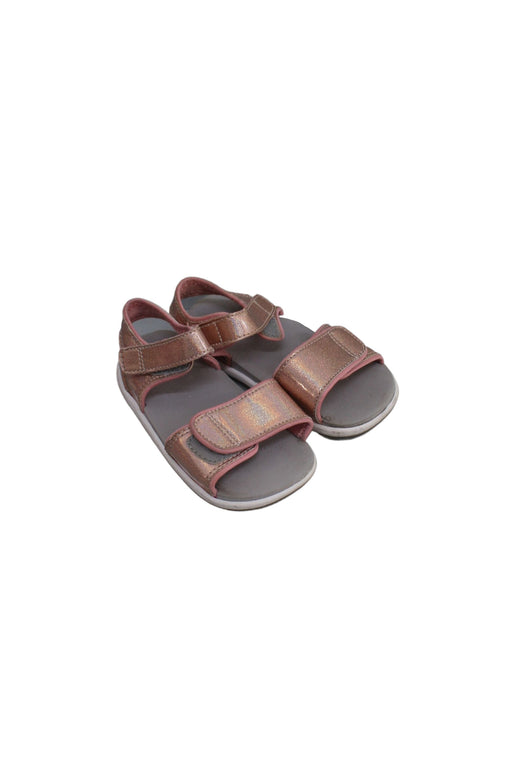A Pink Sandals from See Kai Run in size 18-24M for girl. (Front View)