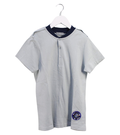A Blue Short Sleeve Tops from Dior in size 10Y for boy. (Front View)