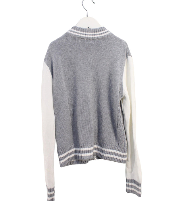 A Grey Knit Sweaters from Comme Ca Ism in size 10Y for boy. (Back View)